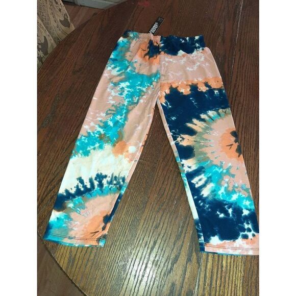 One Size (2-12) Legging Depot Tie Dye Carpi Leggings Workout Casual Gym Running - Picture 4 of 5